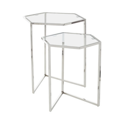 Searle Glass Top Nesting Tables