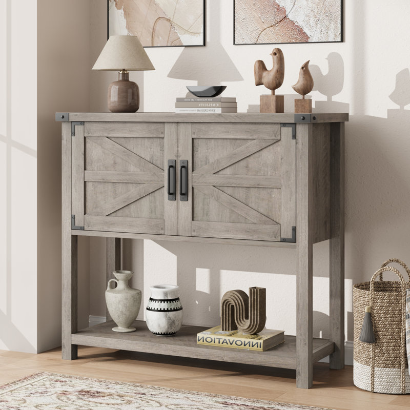 80cm Console Table, Grey