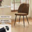 Barez Velvet/Suede Upholstered Armless Dining Chair with Adjustable Feet-933125050