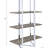 Libby Chrome Finish Bookshelf
