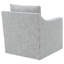 Fauteuil pivotant gris Merced