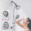 Robinet de baignoire et de douche noir mat-65318753