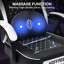 Fauteuil inclinable et ergonomique en similicuir avec haut-parleurs Bluetooth-2073536255