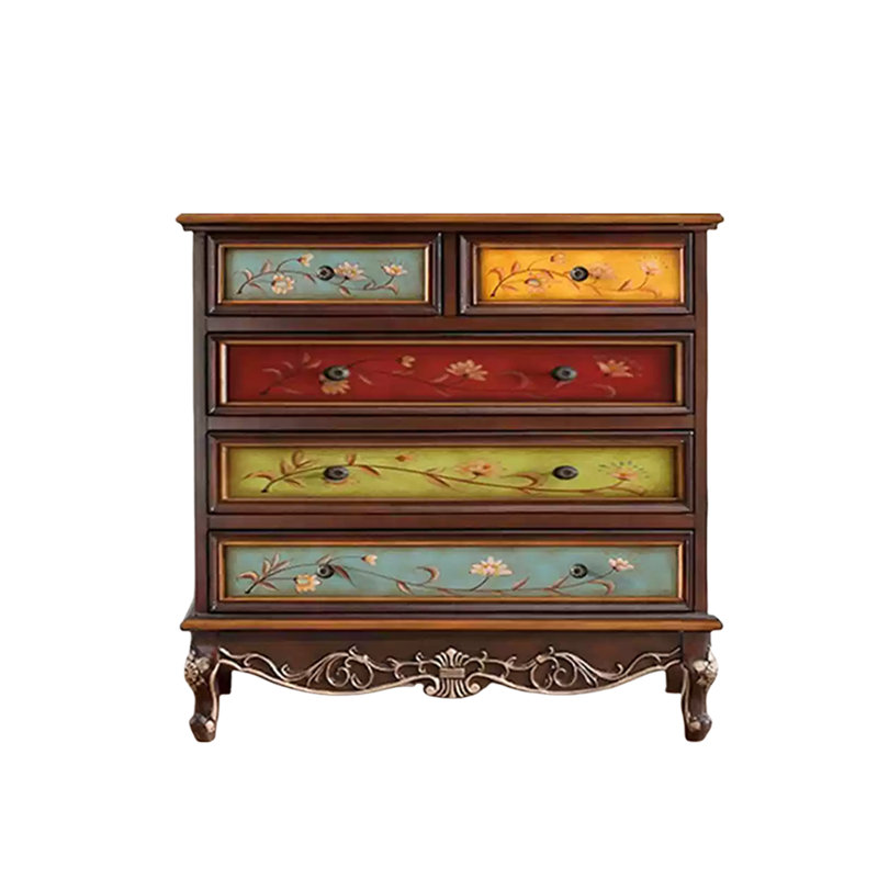 Commode d'appoint 5 tiroirs Vintage
