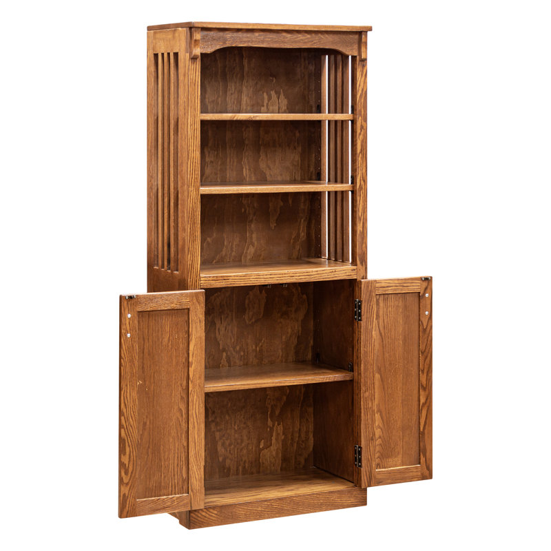 Afolarin Storage Bookcase, (3 Shelves) 60” H x 24” W x 12”D