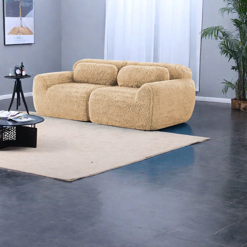 Canapés modulaires de qualité supérieure, confort kaki moelleux pour la maison