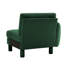 Canapé Lucas LSF avec coussin vert polyester
