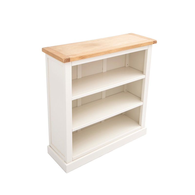 Ancram 90cm H x 90cm W Standard Bookcase, White