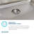 Lustertone 48" L x 22" W Double Basin Drop-In Kitchen Sink-82264681