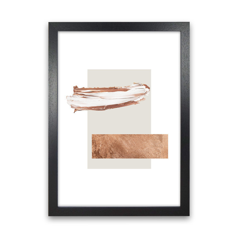 Paint Strokes 1 - Print, Black Frame, 63.4cm H x 46cm W x 3cm D