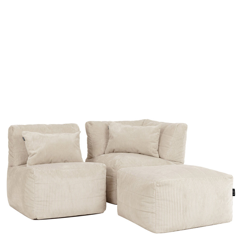 Corduroy Bean Bag Set