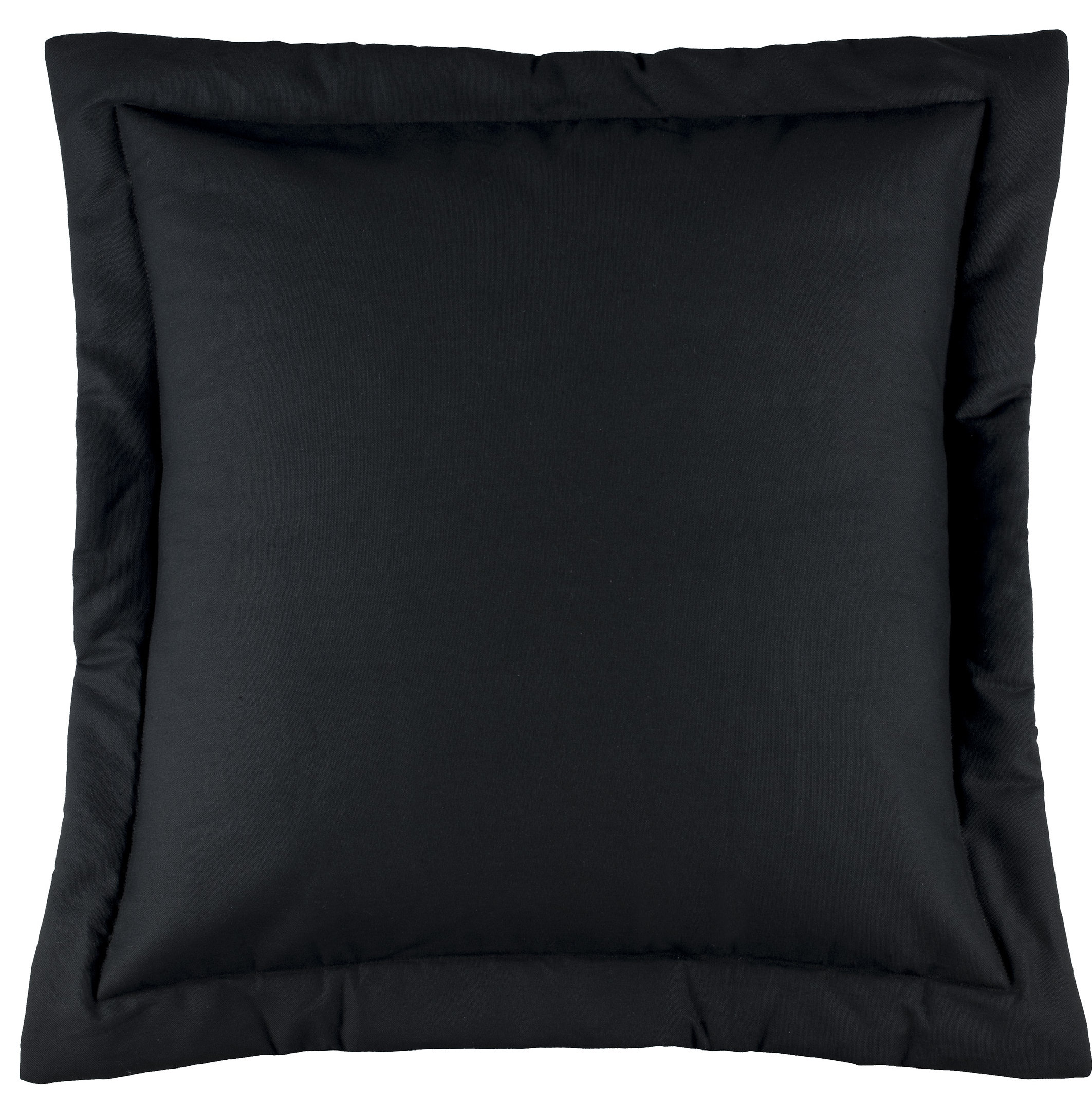 Black Bangla Cotton Blend Pillow Sham