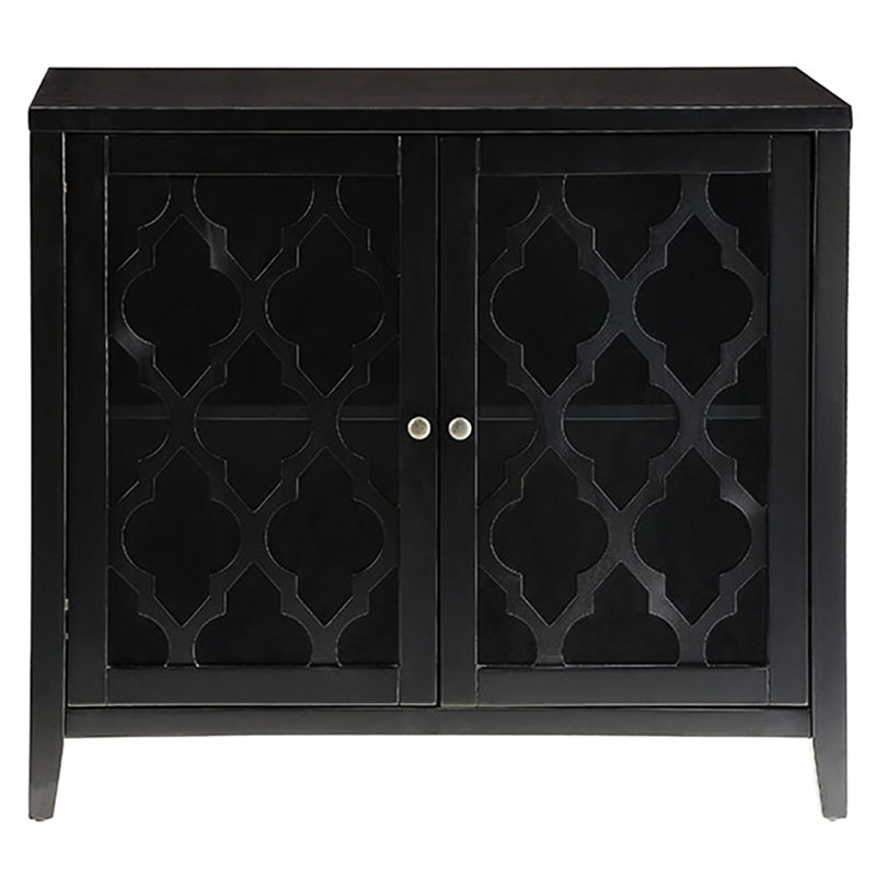 Console classique avec compartiment de rangement pour tablette: Chic Living Tablette noire: espace Elegance