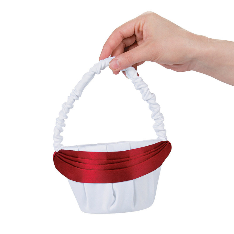 Panier de mariage avec nœud