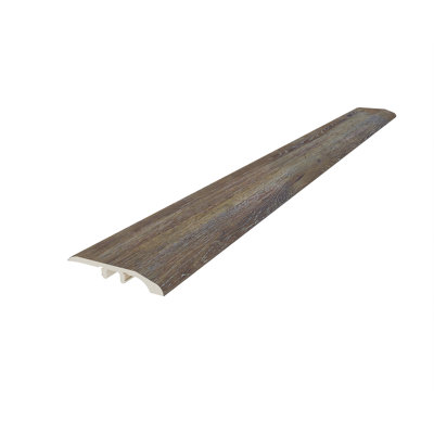 Indoor Flooring 0.31 in. T x 1.93 in. W x 94.48 in. L End Molding in Grizzly Bear Brown