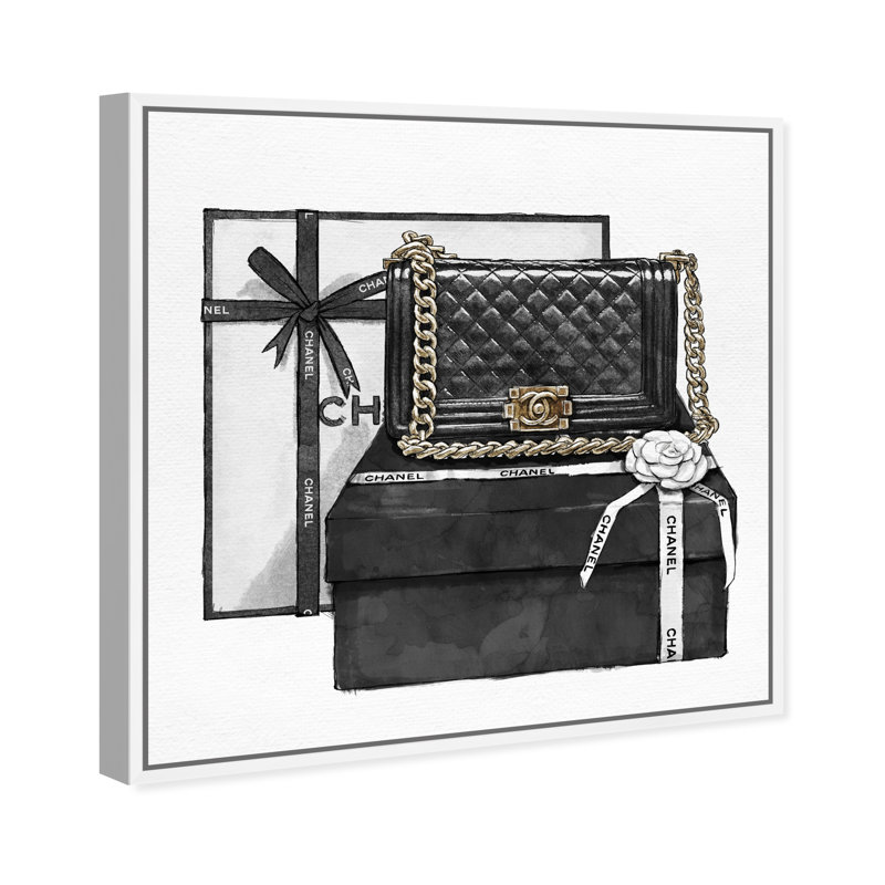 Gifted Beauty - Impression sur toile, H 30 po x l 30 po, Toile avec cadre blanc