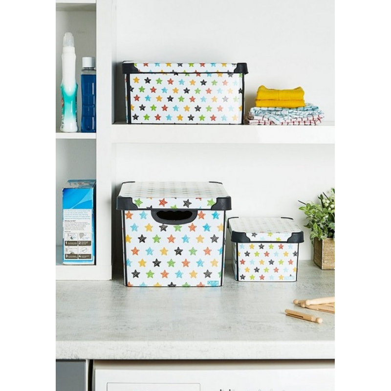 Ebern Designs Plastic Decorative Bin