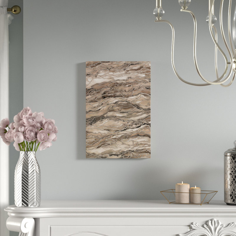 Marble Modern & Contemporary, Black Framed Fine Art Paper, White, 24" H x 16" W x 1" D