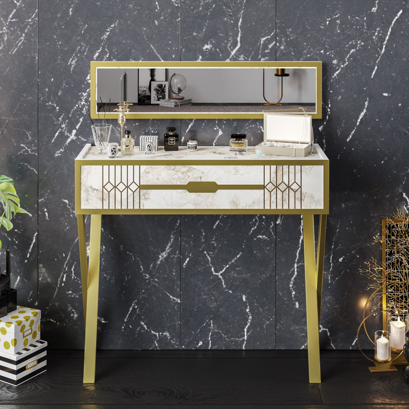 Caswell Dressing Table with Mirror