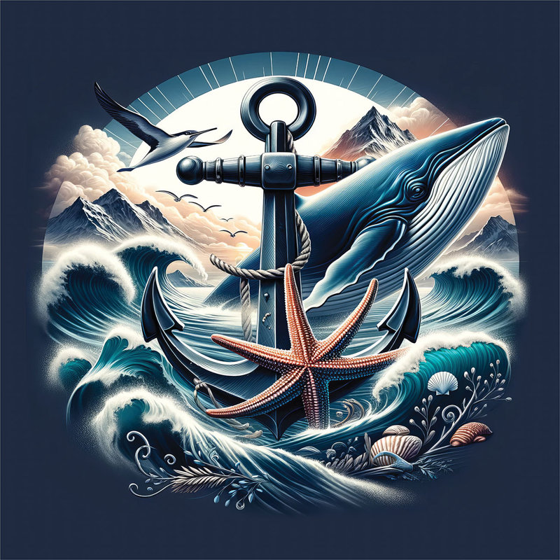 Nautical Duvet Cover, Twin Duvet Cover + 1 Standard Shams