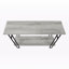 Table d'appoint à 2 niveaux avec finition en bois gris Adler