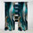 Abstract Geode Turquoise II - Abstract Marble Curtain - Blackout Marble Curtain - 1 Panels-107536813