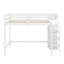Lit mezzanine double avec garde-robe-119971402