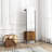 Arched Full-Length Mirror, 3-In-1 Hall Tree Freestanding Body Dressing Mirror Entryway Storage With 2 Drawers For Catchall, Organizer, Walnut
