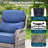 7 Pieces Patio Furniture Set, Outdoor Wicker Sofa Couch With Rocking Swivel Chairs And 55000 Gas Fire Pit, Modern Deep Seat Rattan Conversation Sets For Porch Deck-57785691-57785765