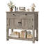 Console 35,4 "avec tiroirs et armoire Latiasha-1901095357