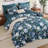 7 Pieces Striped Comforter Set Lightweight Microfiber with Comforter, Pillowcases, Pillow Shams, Flat Sheet & Fitted Sheet-130000911-130000887