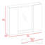 Functional and Stylish Medicine Cabinet for Organized Bathroom Storage