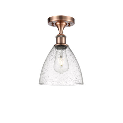 Amilia Glass Semi Flush Mount