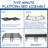 Huckle 9" Motion Isolating Innerspring Medium Firm Hybrid Mattress w/ 14" Metal Platform Bed-68978435