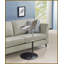 Height-Adjustable Black Marble Coffee Table with 3D Textured Top, Space-Saving for Living Room-121049465