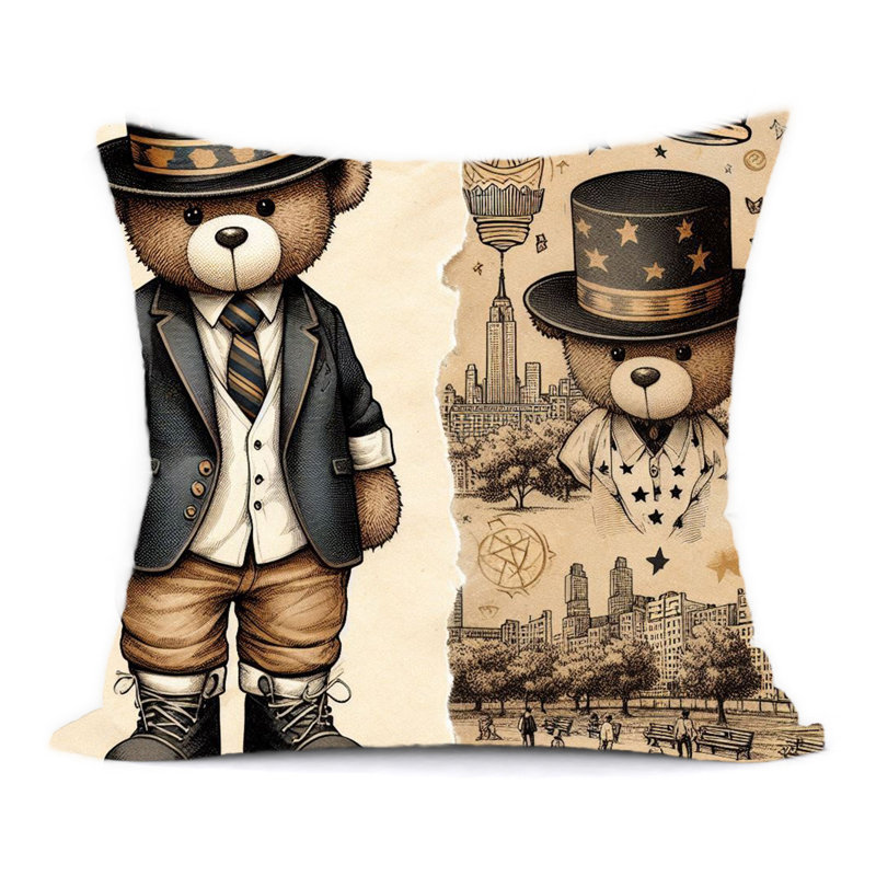Abstract Throw Pillow