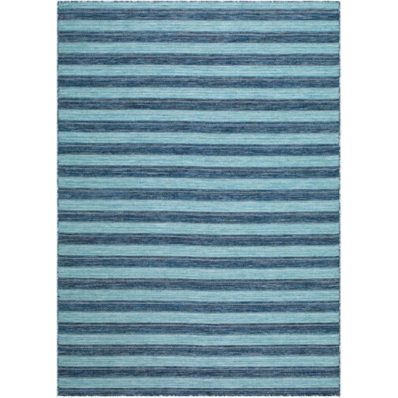 Tascha Machine Woven Rug, Rectangle 10' x 13', Blue/Navy/Teal