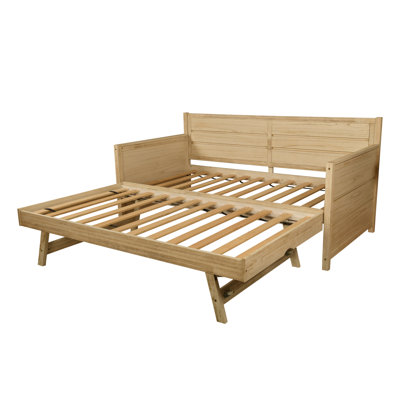 The Twillery Co. Braunste Twin Solid Wood Daybed with Trundle - Wayfair ...