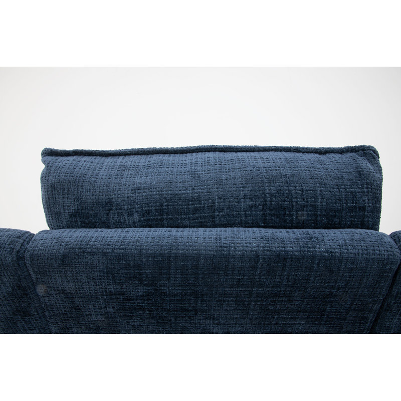 Rachel Power Swivel Rocking Chair, Navy