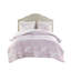 Housse de couette simple / simple en microfibre TG, 2 pièces motif cachemire floral, fermeture à boutons, motif cachemire rose doux et rétro, lavable à la machine