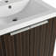 Meuble-lavabo de salle de bain avec lavabo en résine de 24 po Valiguria-121112423