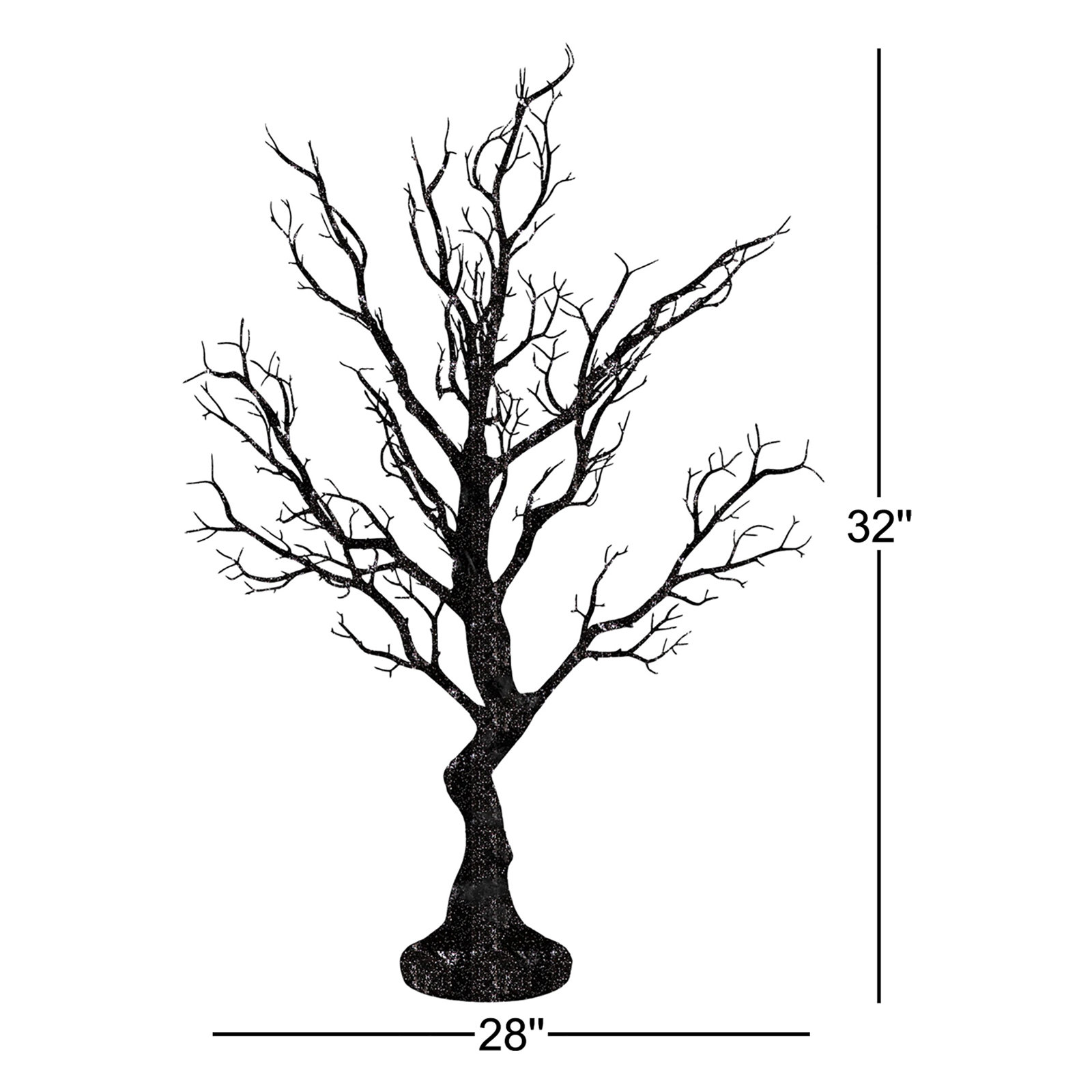 32" Manzanita Tree with Base Included