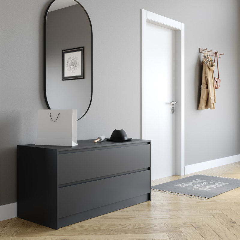 Rectangle Accent Chest, Black