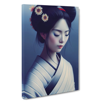 Geisha Contemporary No.4 - Wrapped Canvas