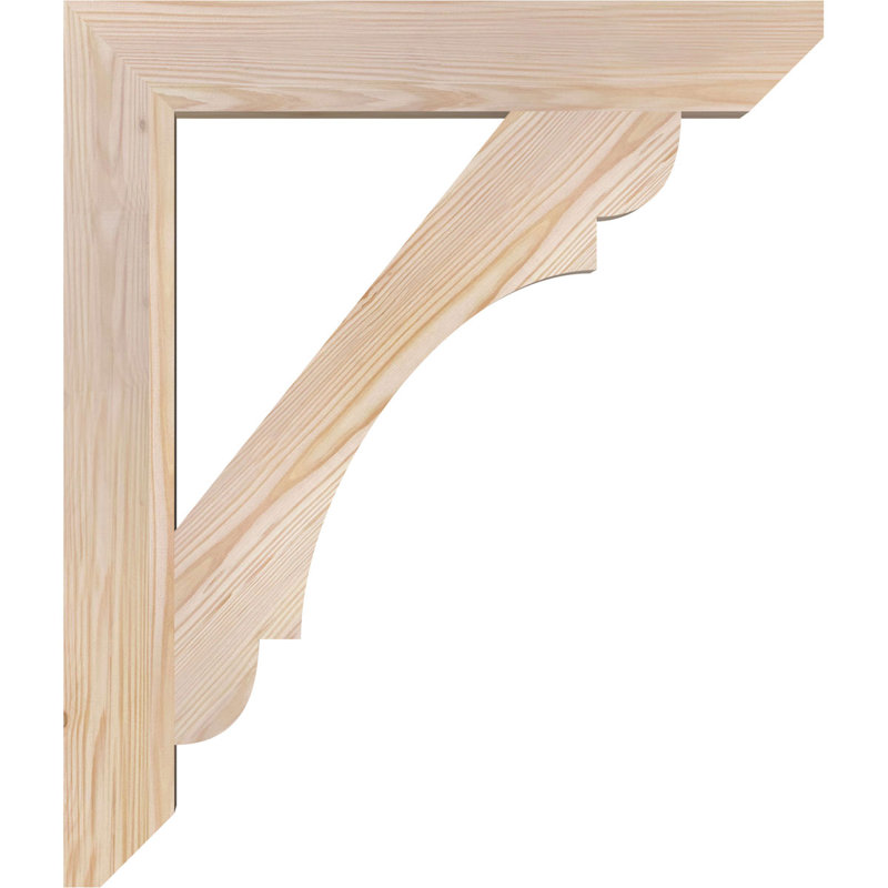 Support latté 3 1/2 "x P 24" x H 28 ", sapin Douglas, Douglas (lisse), H 28 po x l 3,5 po x P 24 po