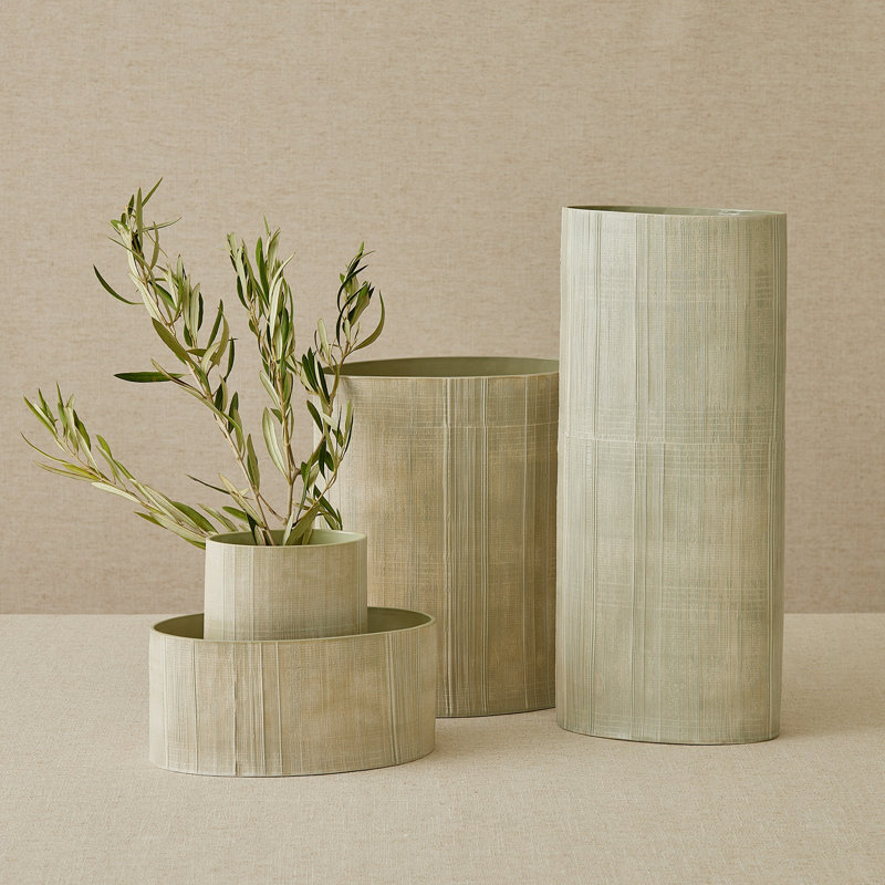 Ceramic / Porcelain Table Vase, Overall Height- 18.50"