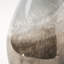 Vase en verre filé à la main 21 "bleu gris et taupe-94566964