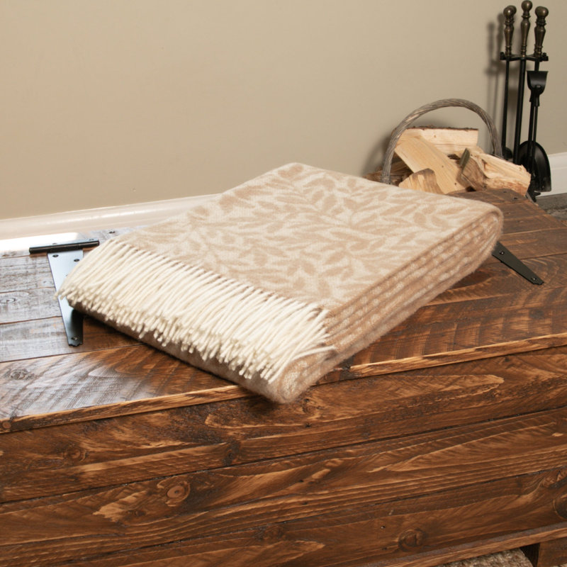 Kemmel Throw Blanket, Beige