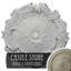 Médaillon de plafond Endurathane Medea, DO 16 1/2 po x P 3 7/8 po x P 1 1/2 po (convient aux auvents jusqu'à 5 3/8 po), finition de foyer en pierre peinte à la main-27784140