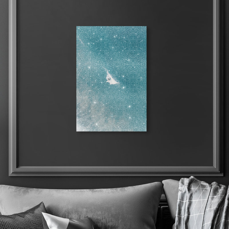 Aquamarine Breath Print by Oliver Gal, 15"H x 10"W, Gallery Wrapped